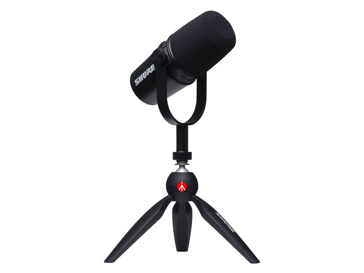 Micro Podcast hãng SHURE MV7- hỗ trợ hệ điều hành:Android, Windows, iOS, macOS/OS X - Hàng chính hãng