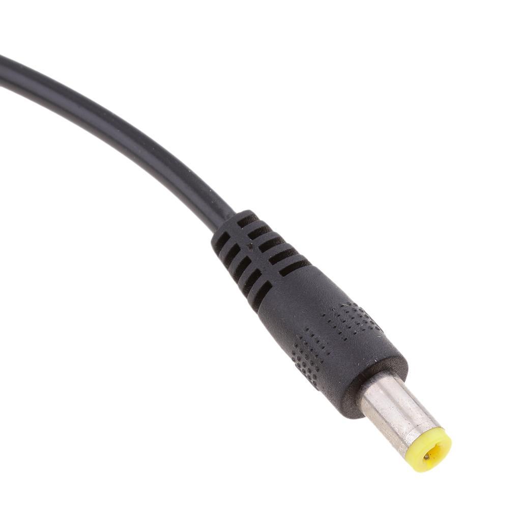 DC Power Flexible Charging Cable 2.1mmx5.5mm Durable USB A DC Power Cable