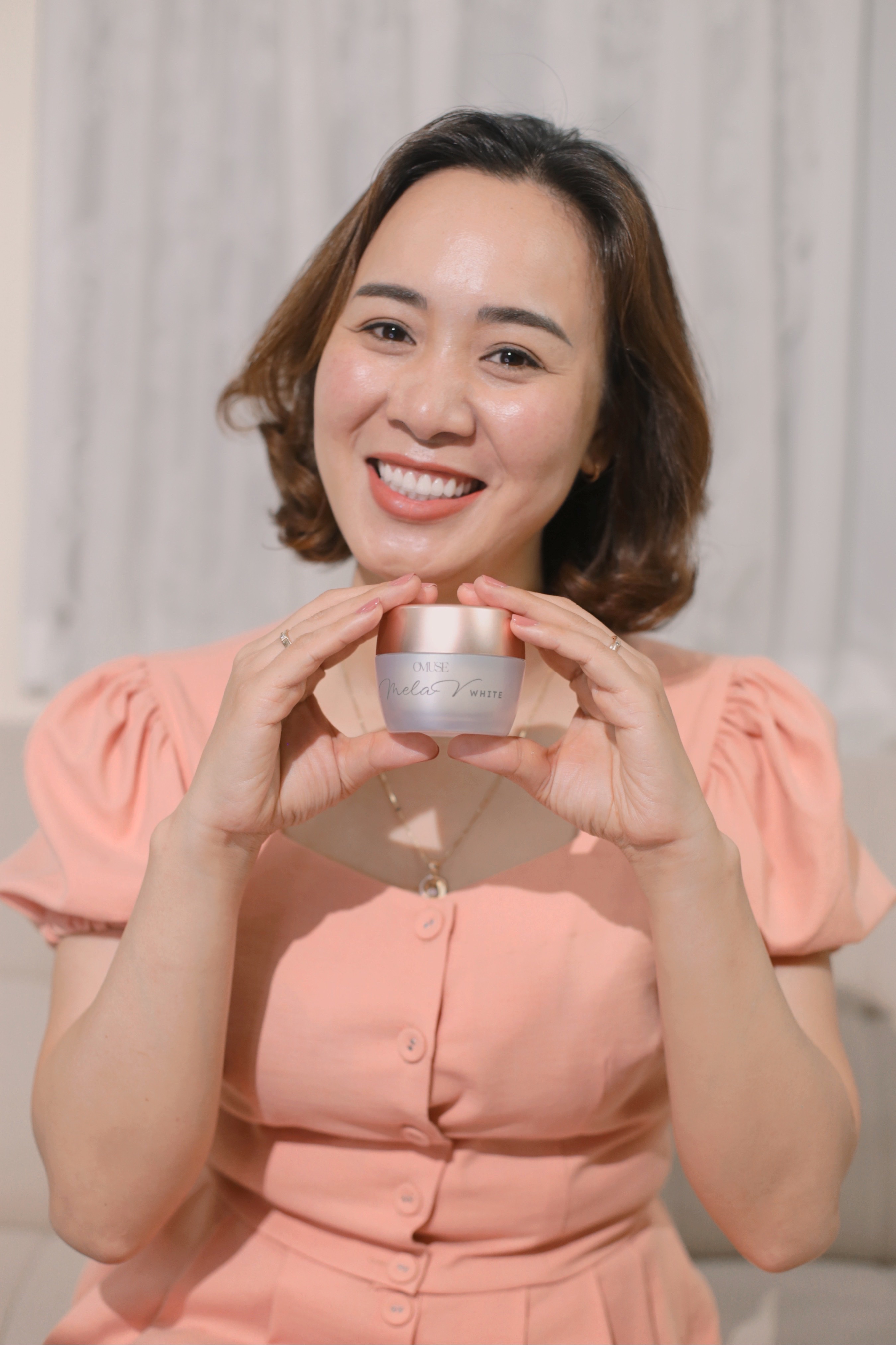 Kem dưỡng ngày đêm giúp mờ nám và tàn nhang O'Muse MelaV Day Cream 50g