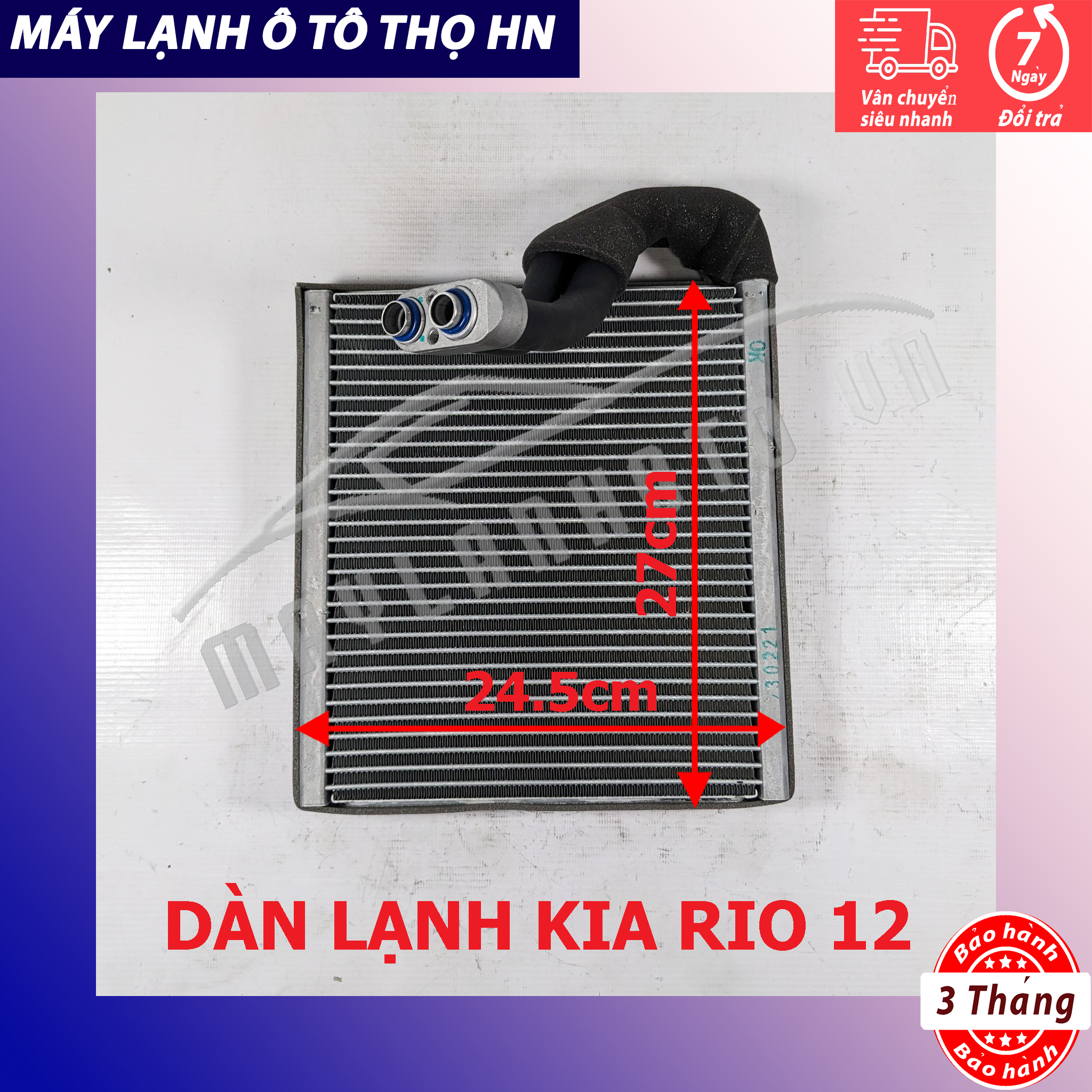Dàn lạnh Kia Rio 2011 2012 2013 2014 2015 2016 hàng xịn Hàn Quốc 11 12 13 14 15 16