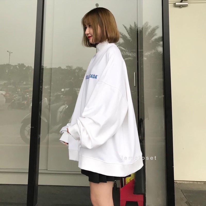 Áo hoodie dáng rộng phong cách Unisex QUELLA Teenxx 1 , Áo sweater nam nữ HOT
