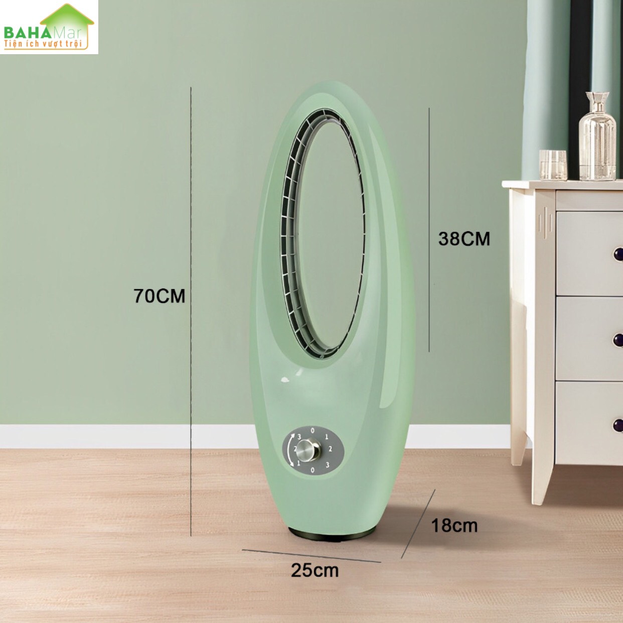 QUẠT THÁP KHÔNG CÁNH SIÊU ÊM TIẾT KIỆM ĐIỆN, XOAY ĐẢO KHÔNG KHÍ TIỆN LỢI "BAHAMAR" công nghệ mới, siêu êm, siêu tiết kiệm điện