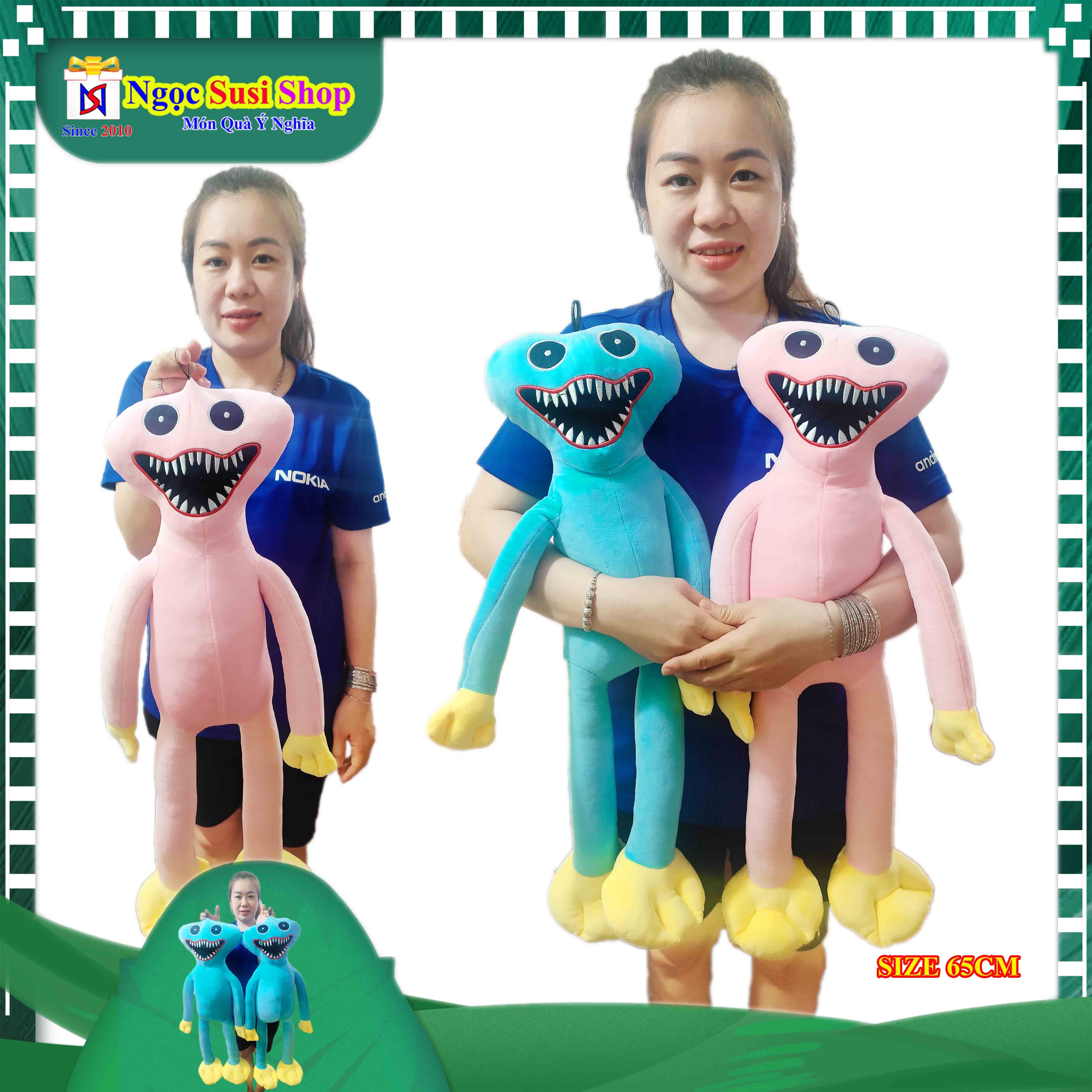 GỐI ÔM HUGGY WUGGY RẤT DỄ THƯƠNG SIÊU MỀM MỊN CHO BÉ