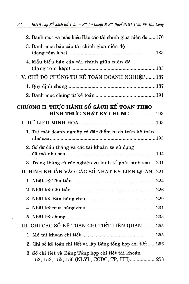 Hướng Dẫn Thực Hành - Lập Sổ Sách Kế Toán, Báo Cáo Tài Chính, Báo Cáo Thuế GTGT Theo Phương Pháp Thủ Công _KT