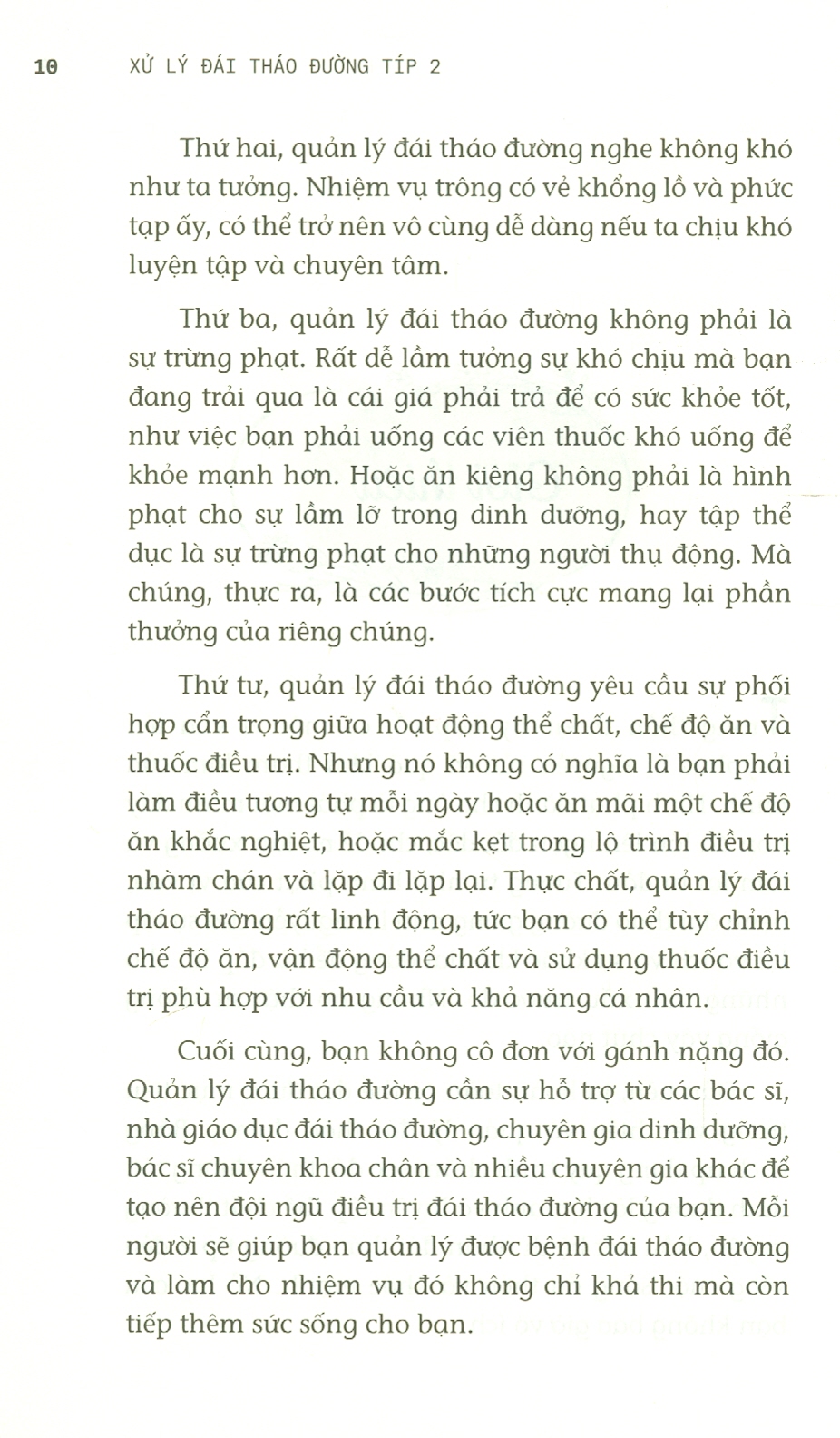 XỬ LÝ ĐÁI THÁO ĐƯỜNG TÍP 2
