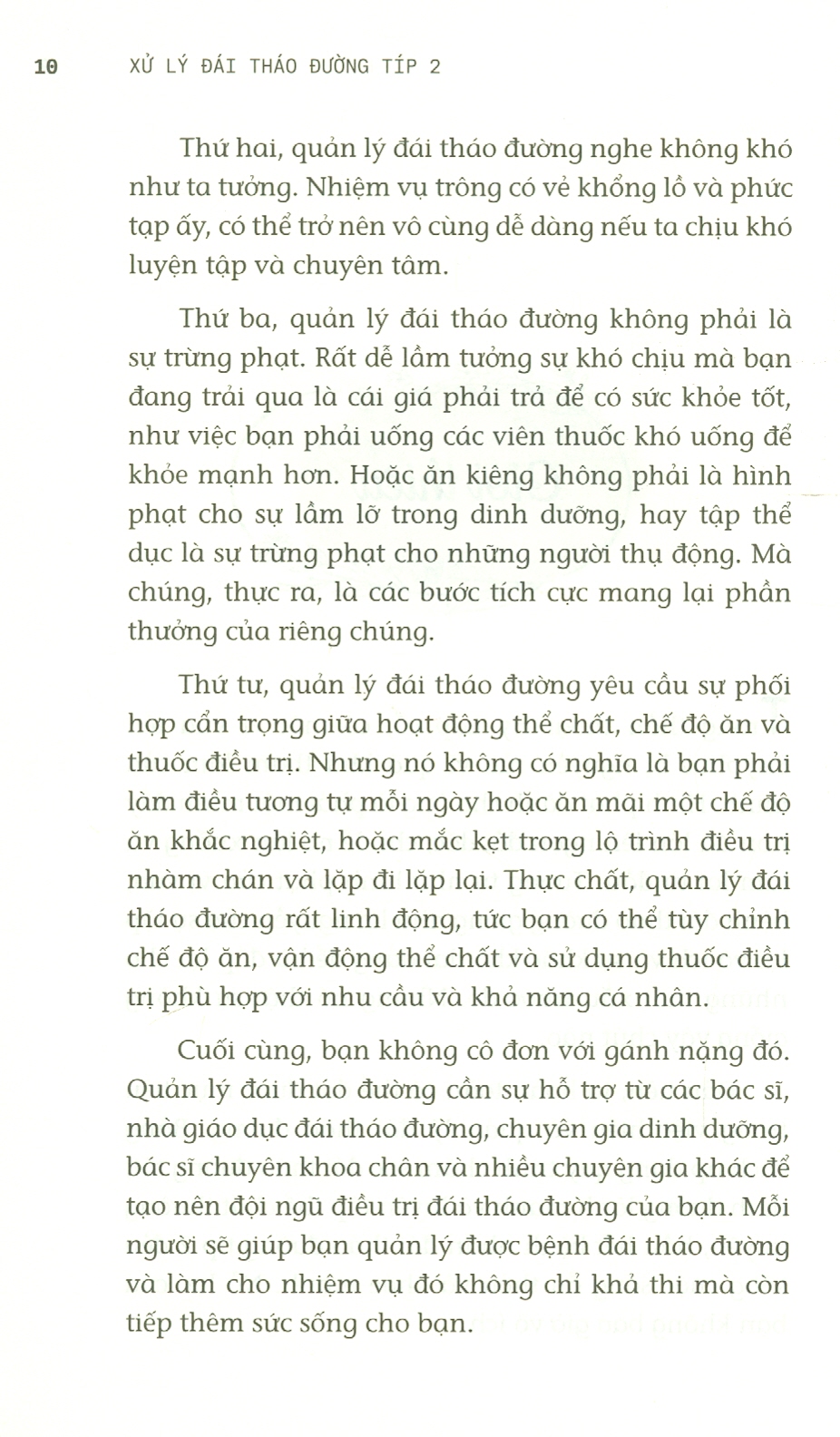 XỬ LÝ ĐÁI THÁO ĐƯỜNG TÍP 2