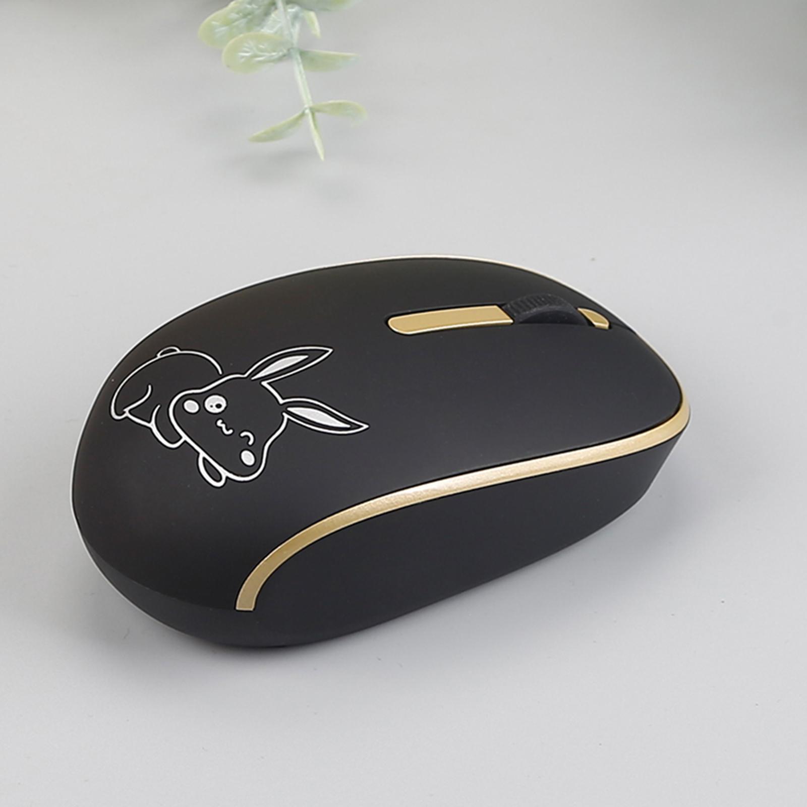 2.4G Wireless Mouse Silent Clicking with USB Receiver for Notebook Desktop