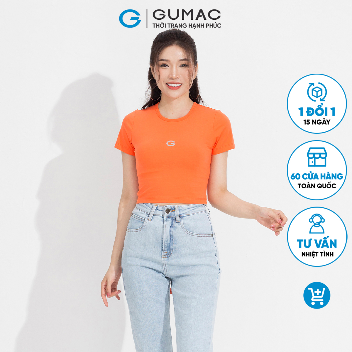 Áo thun in phản quang GUMAC ATD05059