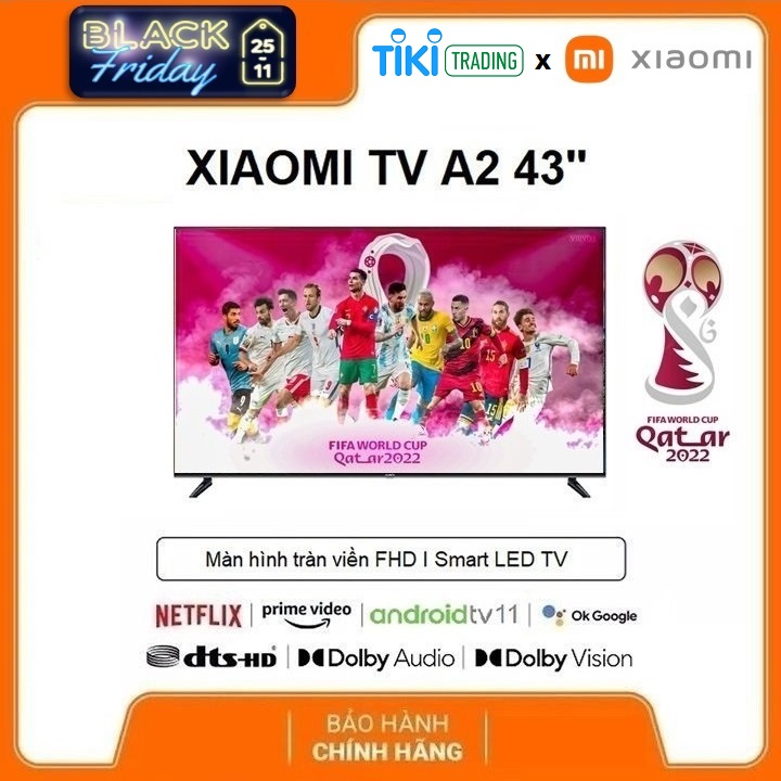 Android Tivi Xiaomi Full HD 43 inch A2 L43M7-ETH - Model 2022