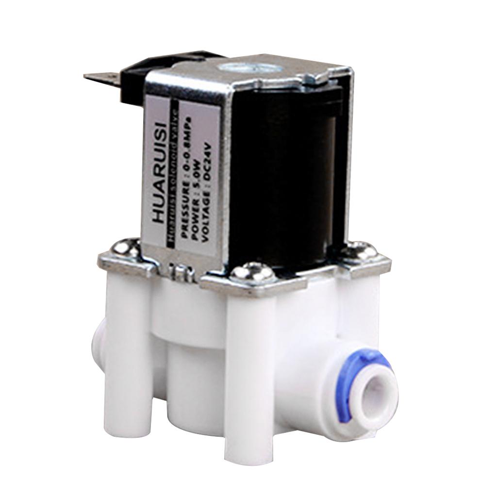 24V DC 1/4" Electric Solenoid Valve Purified Water Valve 0-0.8Mpa