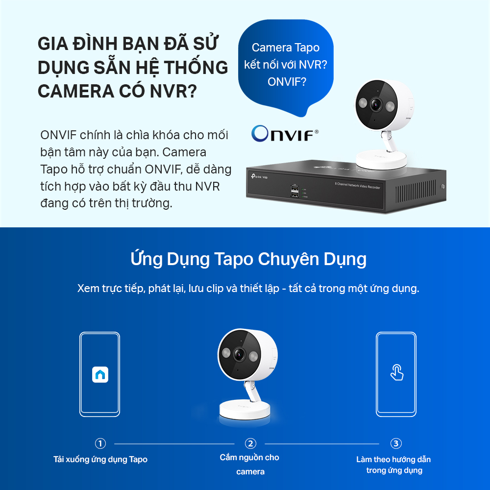 Camera Wifi TP-Link Tapo C120 Trong Nhà/ Ngoài Trời Chống Nước, Đế Nam Châm, Độ Phân Giải 2K QHD - Hàng Chính Hãng