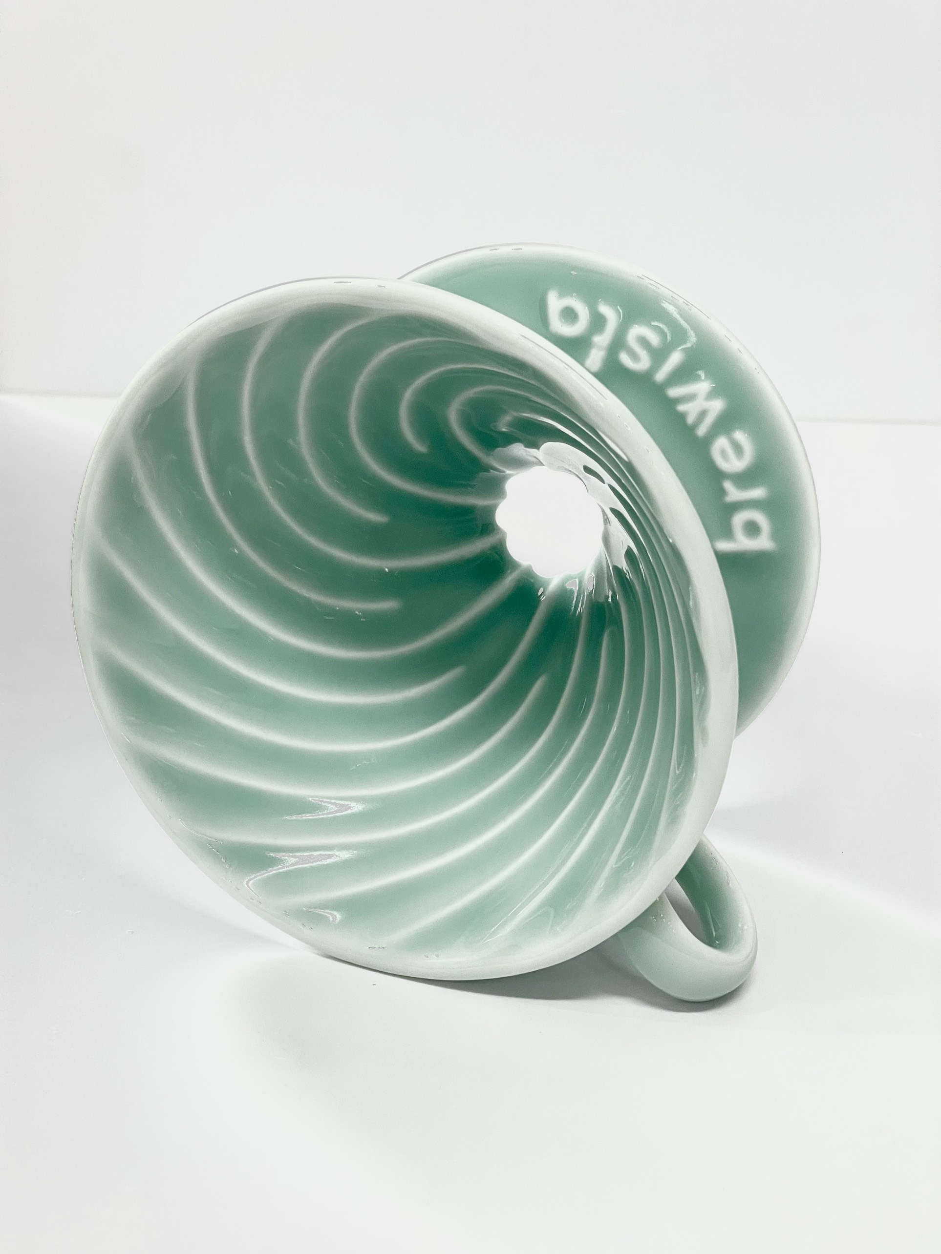 Phễu lọc cà phê V60 sứ cao cấp Brewista Dripper - Màu xanh ngọc