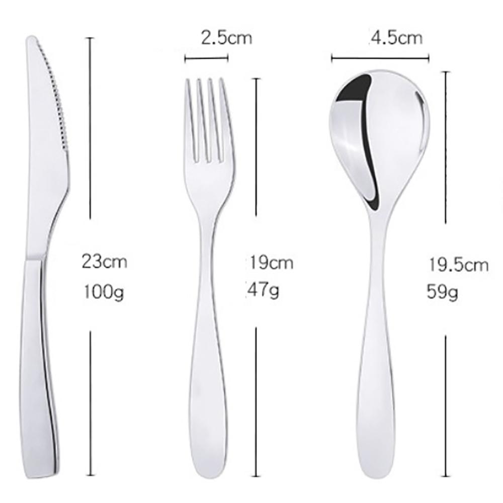 Set 12 dao muỗng nĩa, Dành cho 4 người ăn