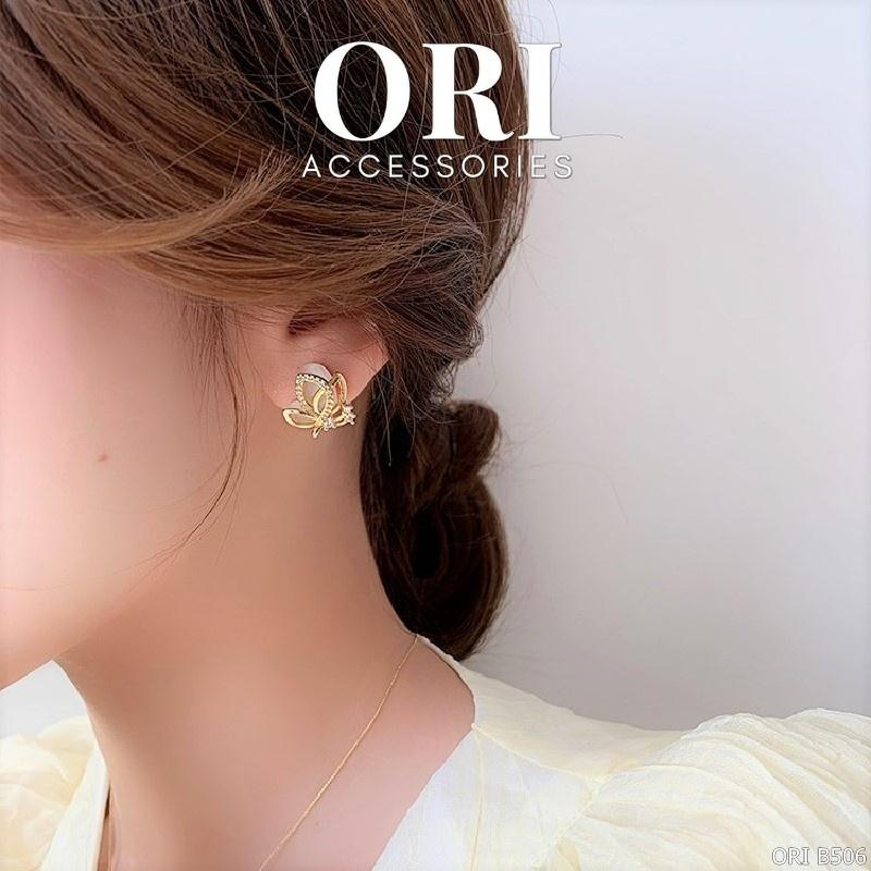 Bông tai nữ hình cánh bướm Alethea xinh xắn ORI ACCESSORIES B506