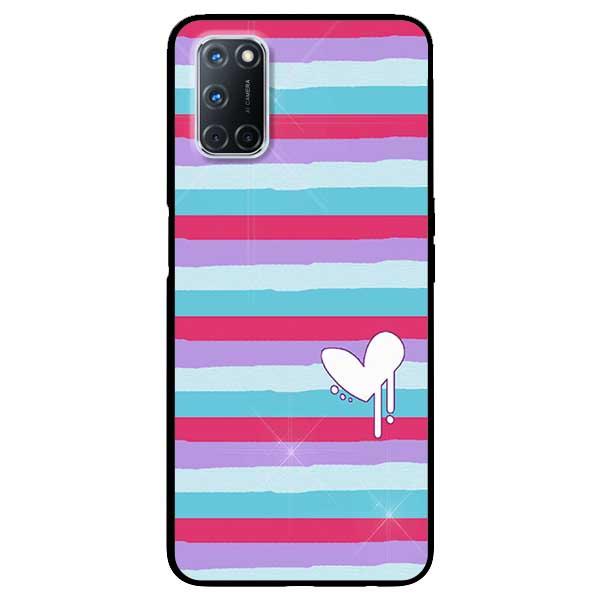 Ốp lưng dành cho Oppo A52 - A72 - A92 - Họa Tiết Tim Trắng