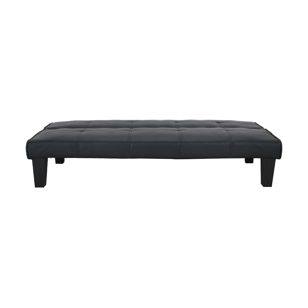 Ghế sofa giường đa năng DAY DREAM khung gỗ, đệm bọc da PVC cao cấp màu đen, tựa lưng ngả 3 cấp độ | Index Living Mall -  Phân phối độc quyền tại Việt Nam