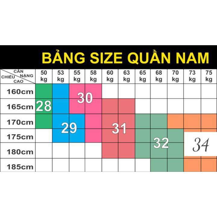Quần Jean Nam Khóa Gối Cao Cấp | Quần Dài Nam Co Dãn Nhiều Phong Cách .