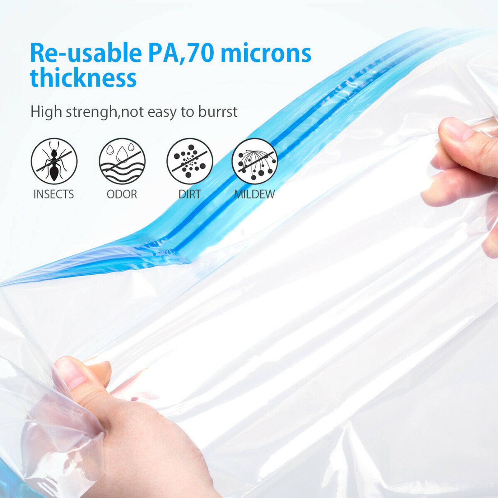 Túi hút chân không 10 cái, được làm bằng nhựa thực phẩm an toàn