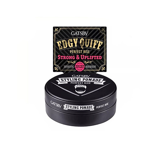 Sáp Pomade Perfect Raise Tạo Kiểu Edgy Quiff và Giữ Độ Phồng Tóc + Tặng Reuzel Grooming Tonic - Chính hãng - GATSBY STYLING POMADE 75G