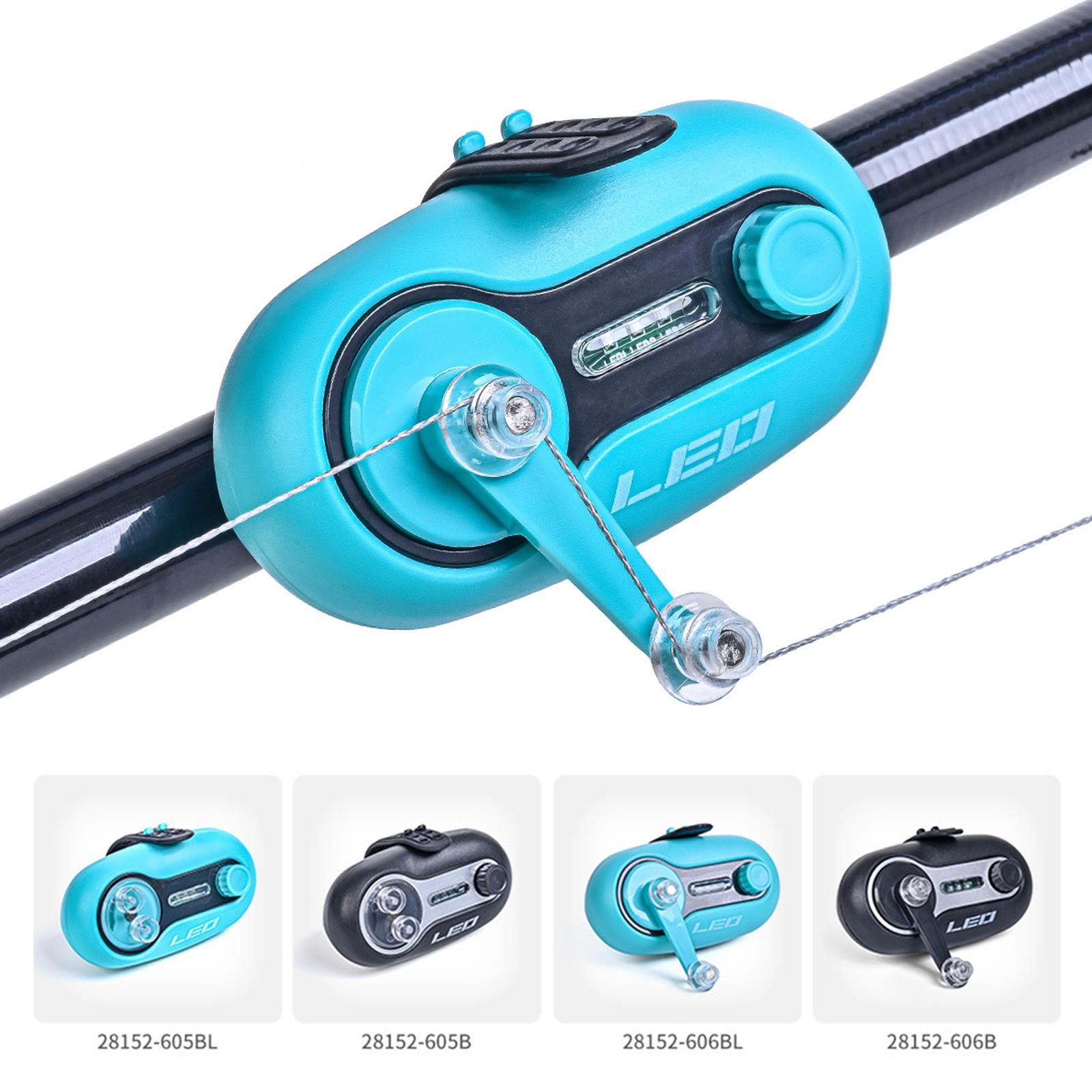 Waterproof Fishing Bite  with Sound LED Indicator  Blue Turntable