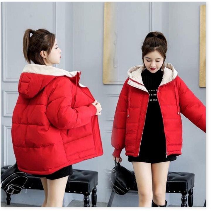 ÁO KHOÁC PHAO NỮ 3 LỚP CÓ NÓN THỜI TRANG BAO ẤM ÁP CHO MÙA ĐÔNG NĂM NAY KME FASHION