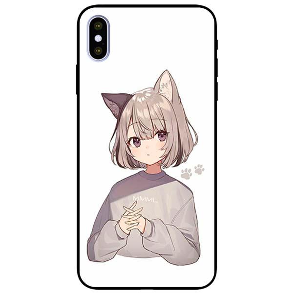Ốp lưng dành cho iPhone X / Xs / Xs Max / Xr - Nàng Mèo Chibi