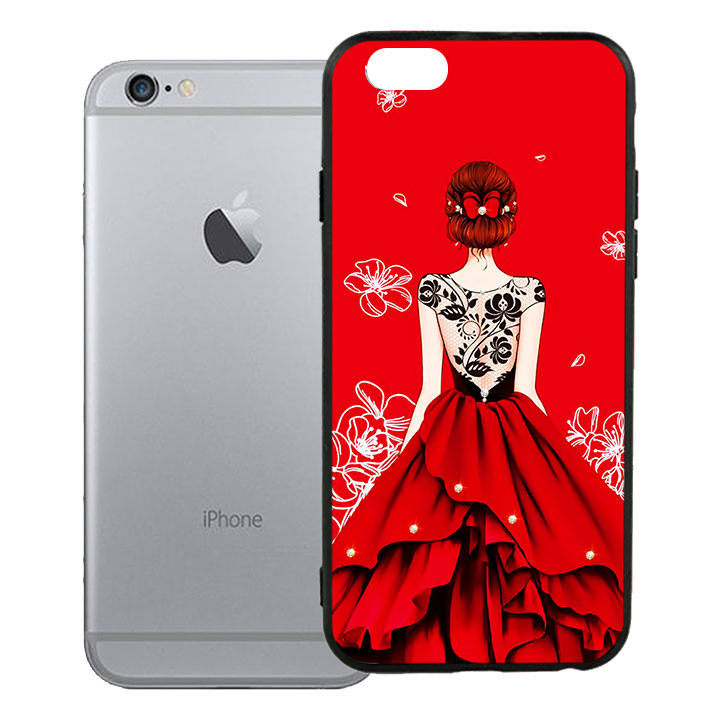 Ốp lưng viền TPU cho điện thoại Iphone 6 Plus/6s Plus - Girl 05
