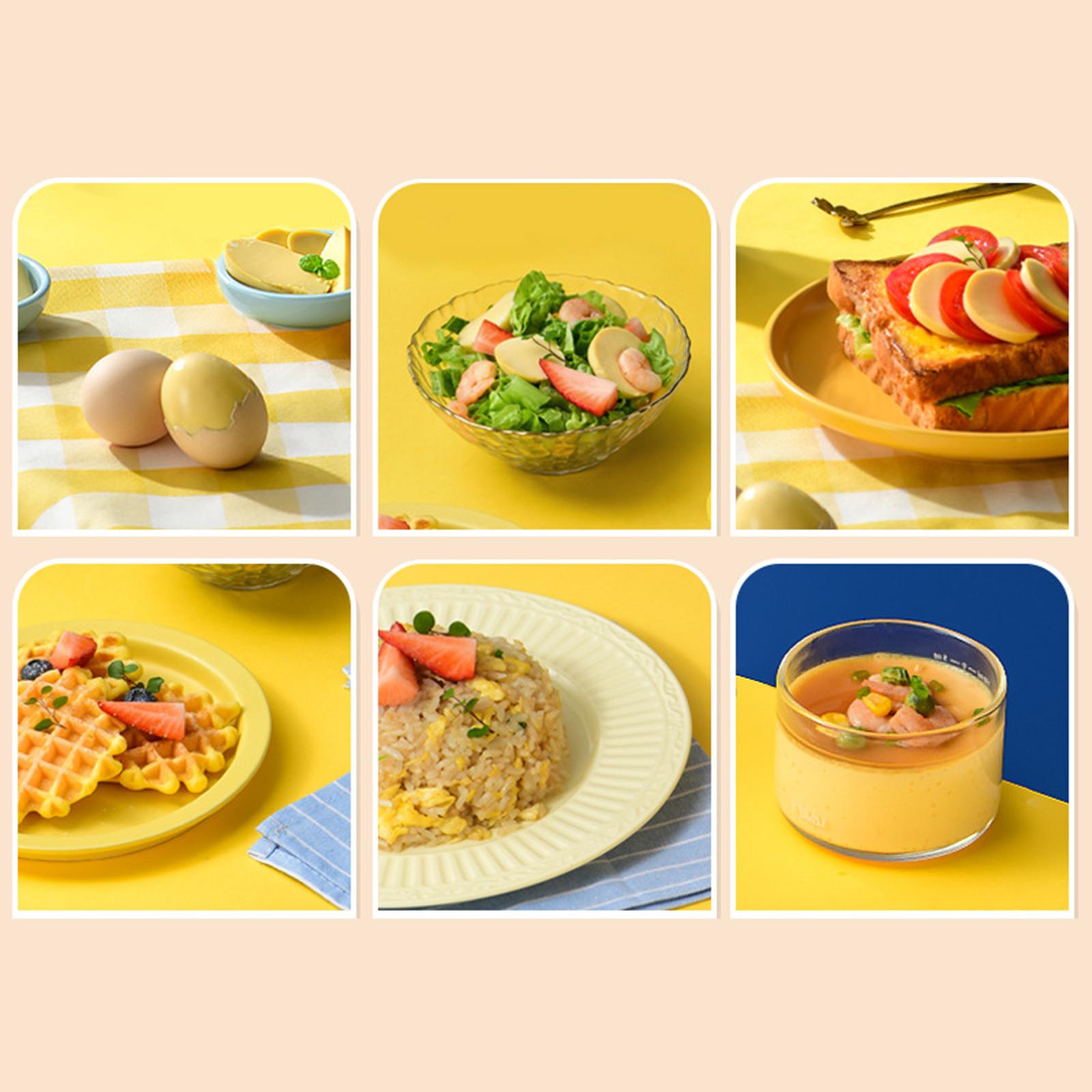 Egg Scrambler Shaker Hand Pull Type Manual Egg White Yolk Whisk Mixer with Pulling Rope