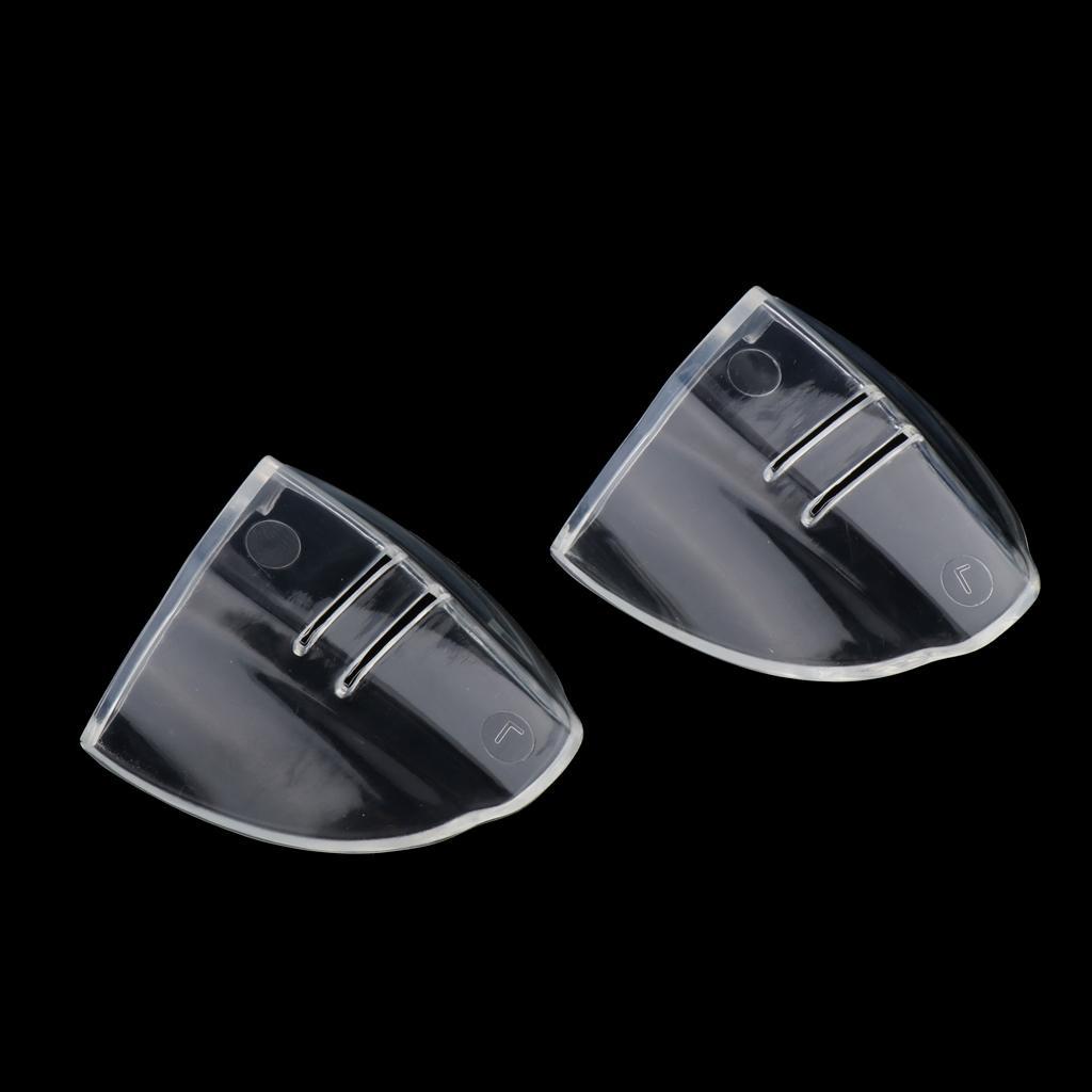 2-6pack 1Pair Eyewear Side Shields Safety Glasses Protection Clear Single Hole