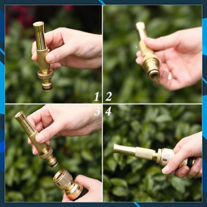 Vòi Xịt️ Bộ dây vòi xịt nước rửa xe, tưới cây , tăng áp 3 lần, loại 7m, 10m 206587 cút sập+ khăn phượt