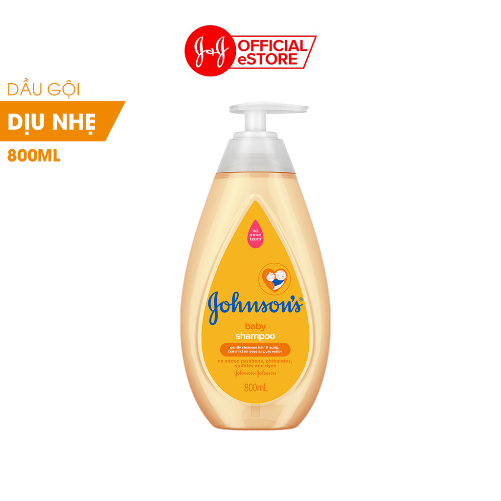 Dầu gội Johnson's Baby dịu nhẹ (800ml)