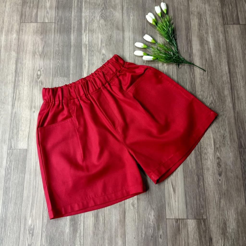 Quần short nữ cạp cao, chất liệu kaki bền mát, thiết kế trẻ trung, năng động, quần đùi nữ NeSa Shop, QKH.52