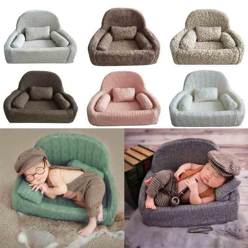 4 Sơ Sinh Đạo Cụ Chụp Ảnh Bé Tạo Dáng Gối Sofa Bộ Ảnh Phòng Thu Hình Ảnh Cho Bé Ghế Trang Trí Trẻ Sơ Sinh Chụp Studio Đạo Cụ
