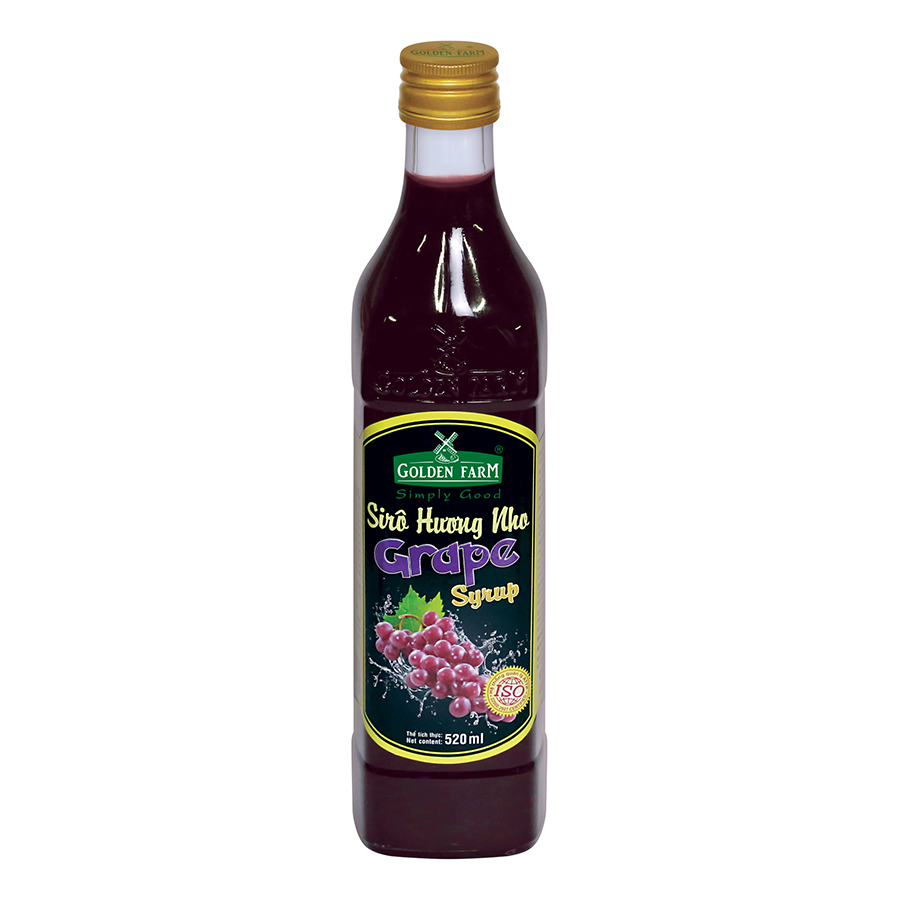 Siro Golden Farm Nho 520ml