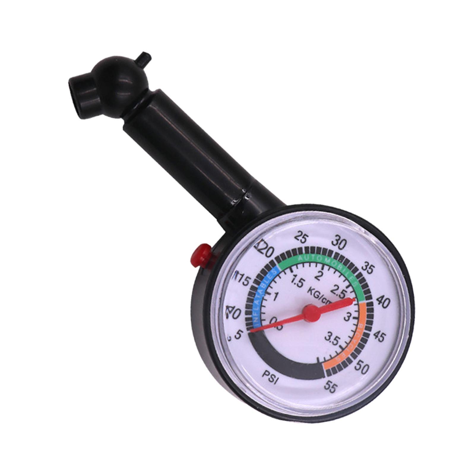 Air Pressure Gauge 0-55 PSI Precision Tire Gauge for Motorcycle Car SUV