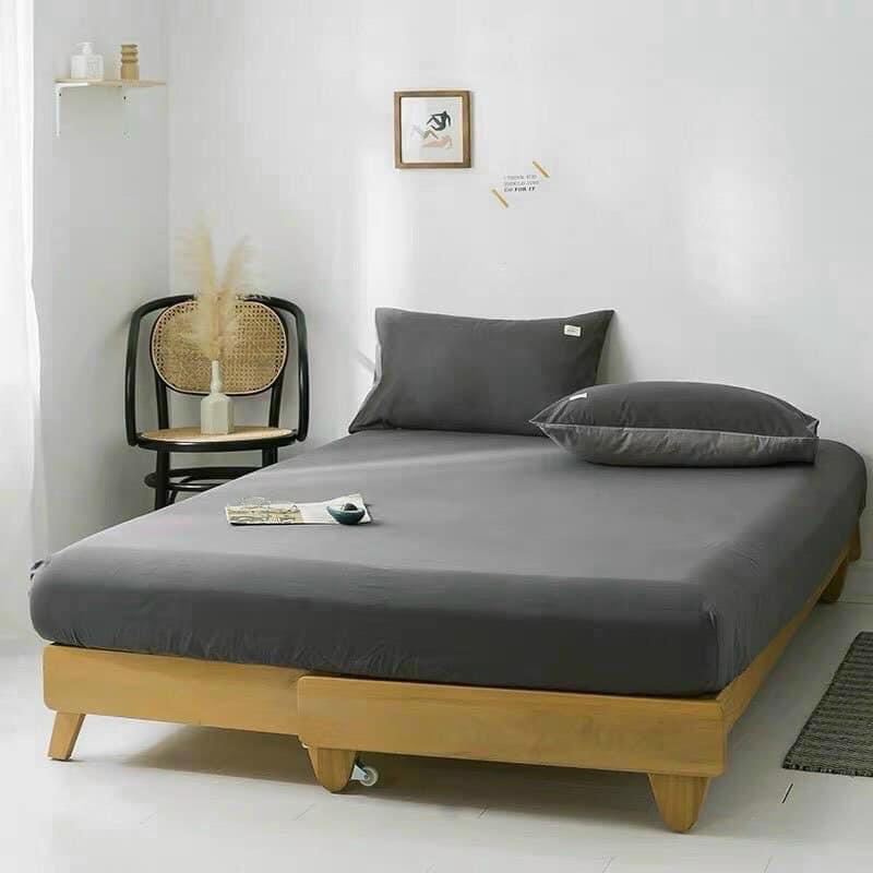 Bộ ga gối Cotton TC đũi cao cấp
