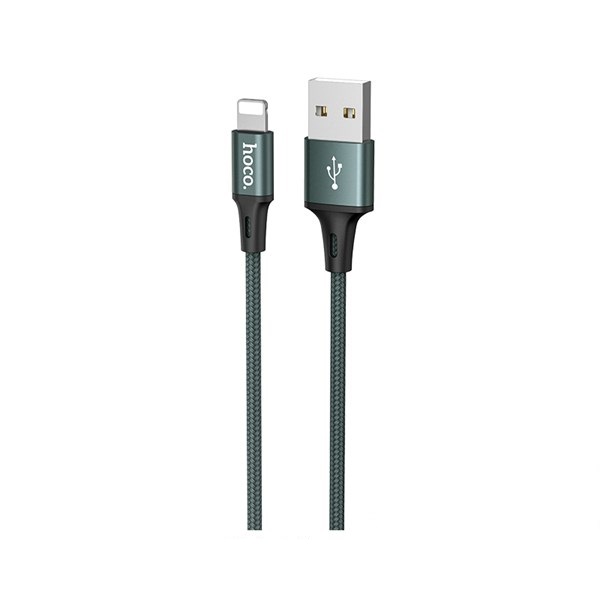 CÁP SẠC NHANH DÂY DÙ LIGHTNING 3.0A HOCO DU10 MAX DÀI 2M ( 2 MÀU) - HÀNG CHÍNH HÃNG