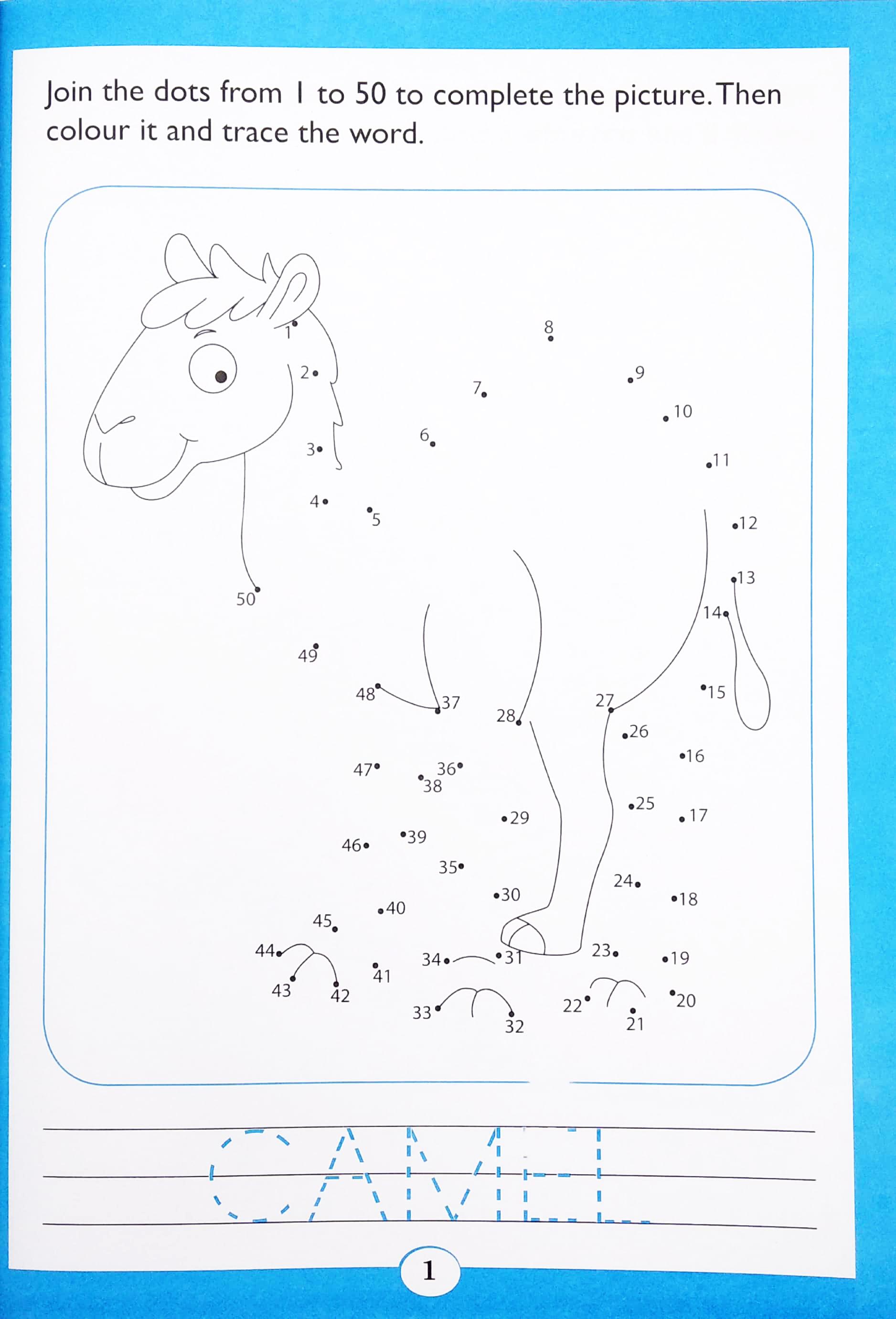 Dot -To- Dot Learning With Fun 1 To 50