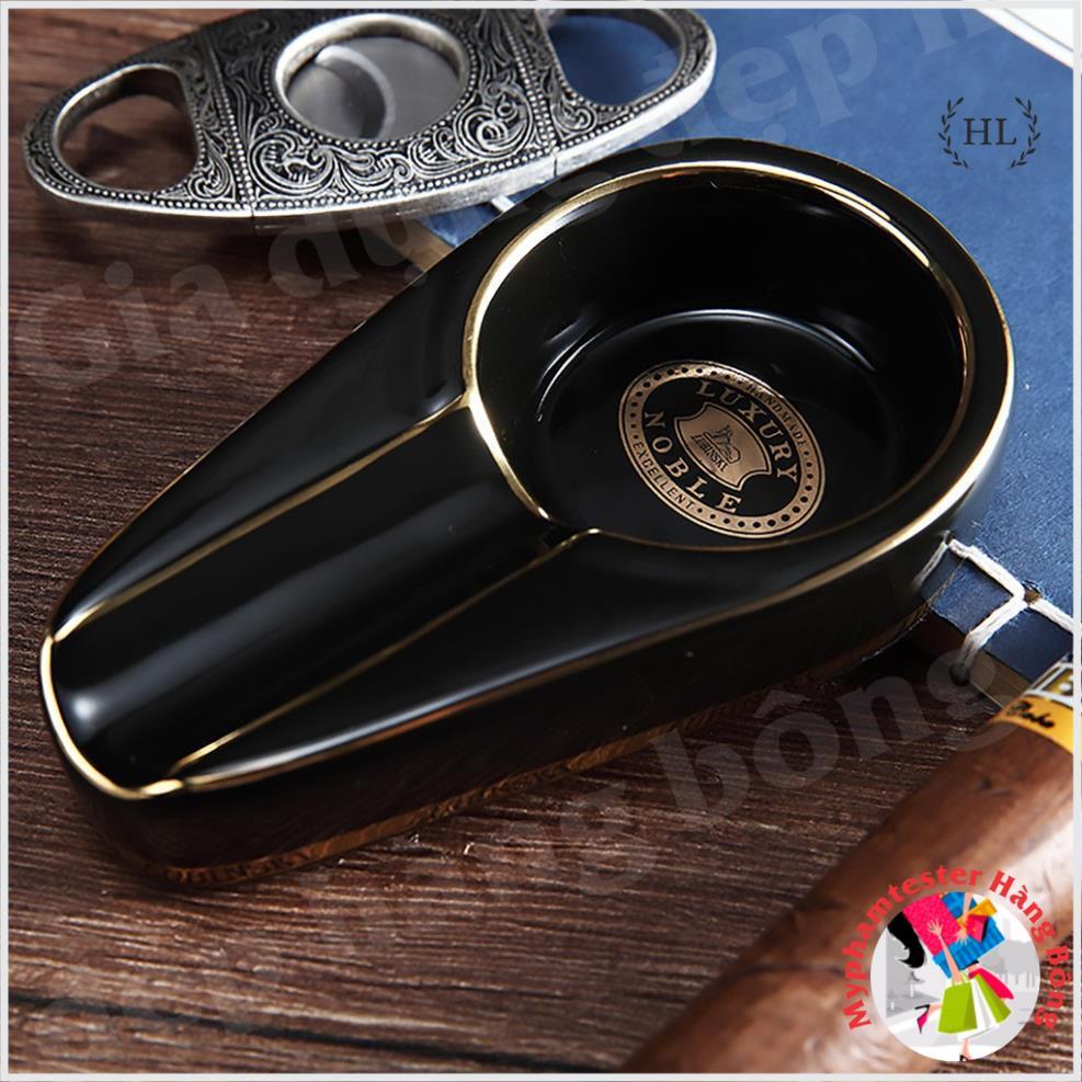 Gạt tàn Cigar | GẠT TÀN CIGAR ĐƠN 1 ĐIẾU CHẤT LIỆU SỨ CAO CẤP