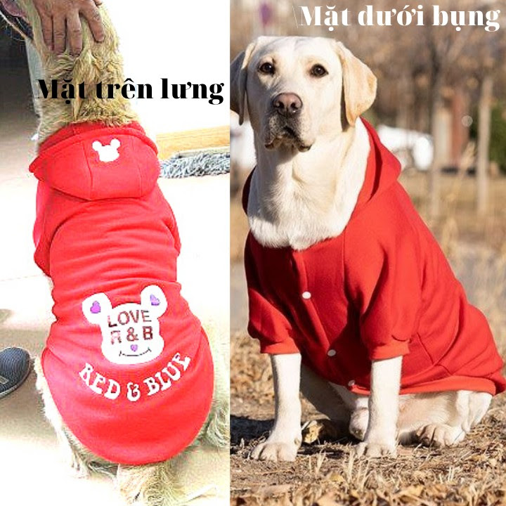 ÁO HOODIE CHO CHÓ RED AND BULL DÀNH CHO CHÓ LỚN - SP000604