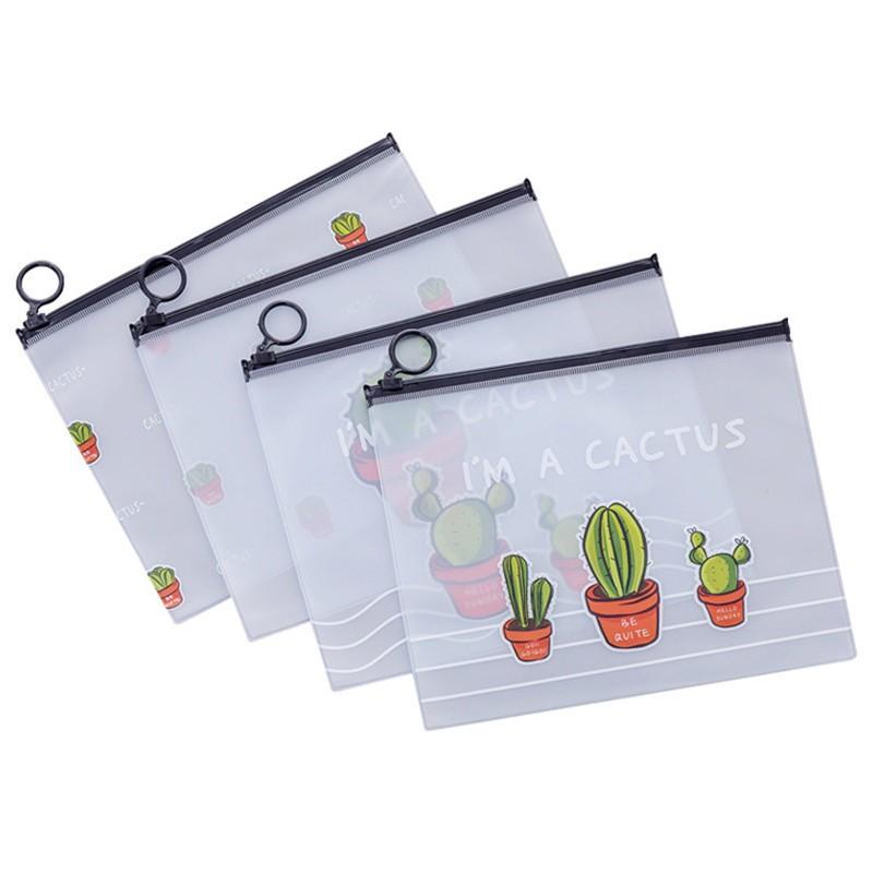 Túi đựng mỹ phẩm PVC màu trong suốt chống thấm nước sức chứa lớn