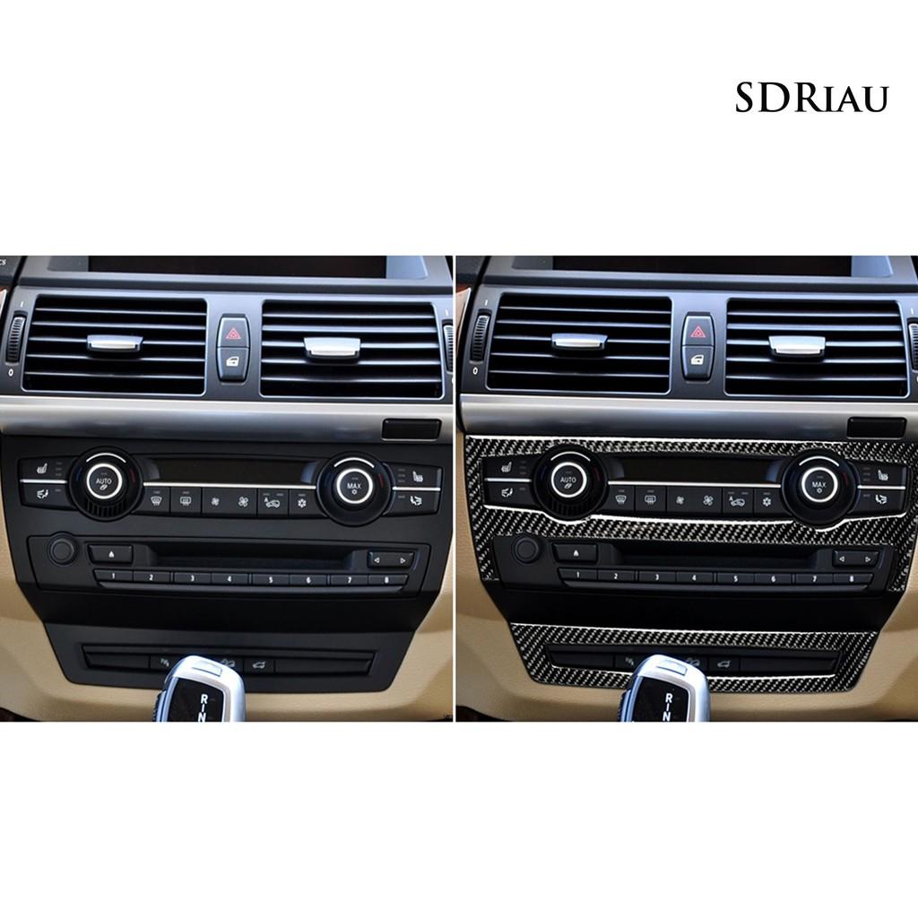 Set 2 Miếng Dán Trang Trí Máy Điều Hòa Xe Hơi Dành Cho Bmw E70 E71 X5 X6