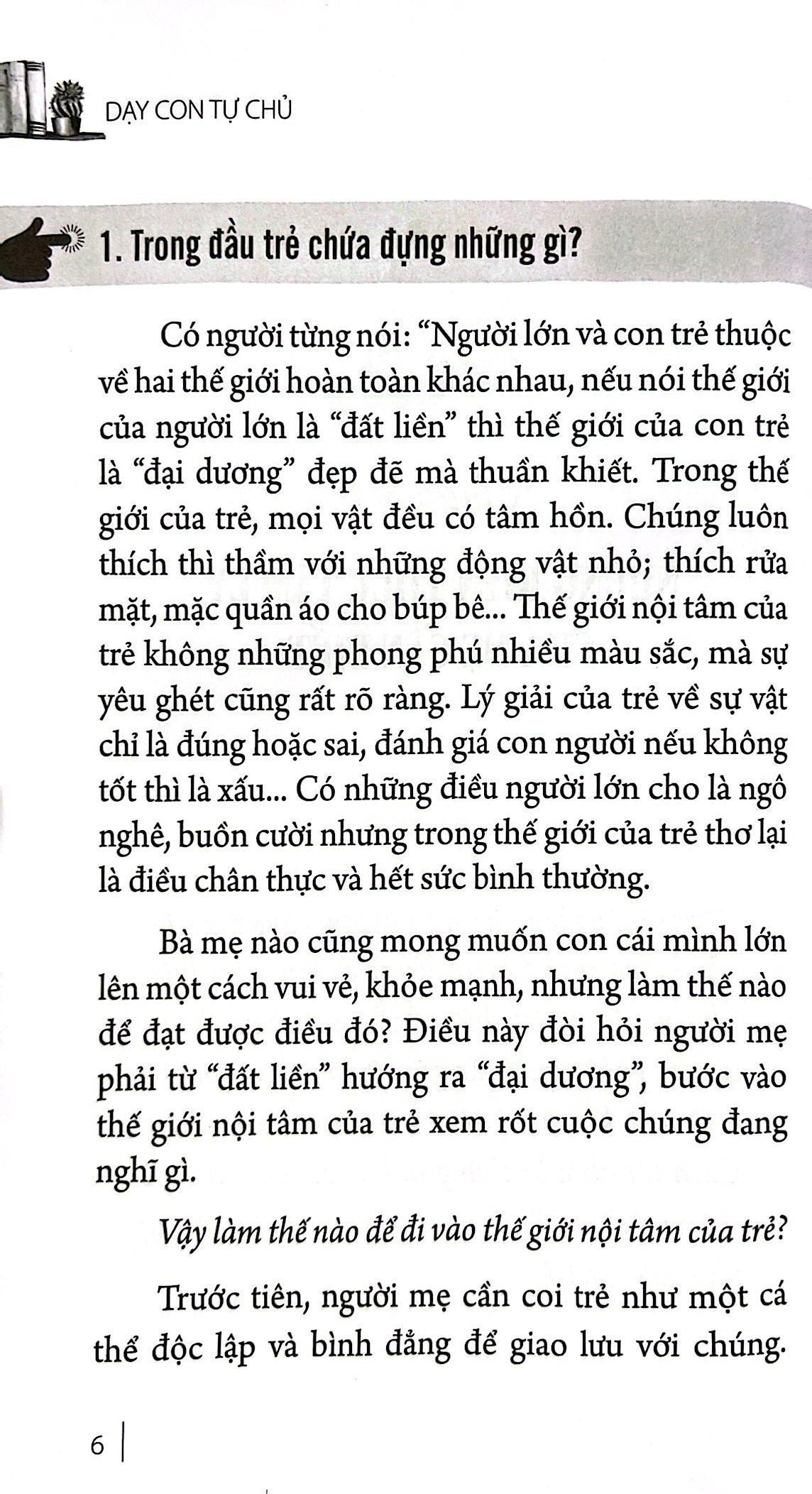 Dạy Con Tự Chủ - Hiểu Trẻ Để Dạy Trẻ