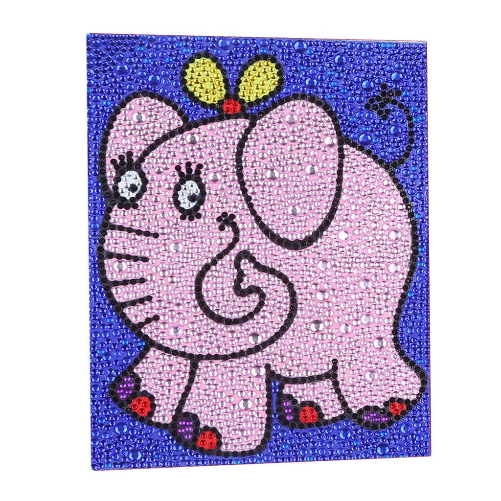 Full Drill Diamond Painting Kits for Kids and Beginners DIY Paint by Numbers Handmade Mosaic Phone Sticker Arts and Crafts