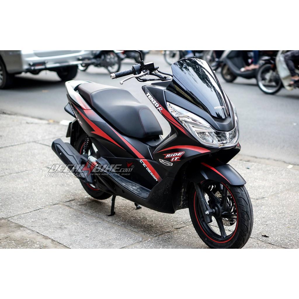 Tem rời xe dành cho PCX RED TENZO
