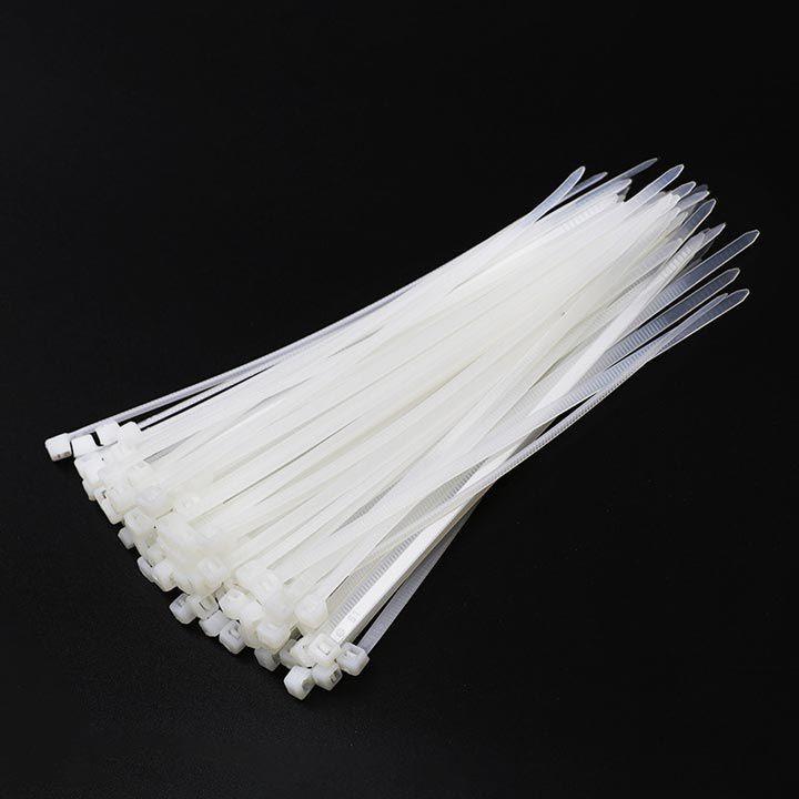 Dây rút nhựa màu trắng size nhỏ và 1 bịch 80 sợi