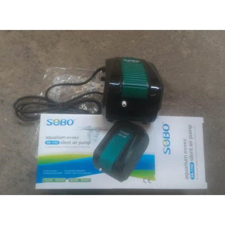 Máy sủi khí oxy Sobo SB-1102 + vòi sủi + quả sủi
