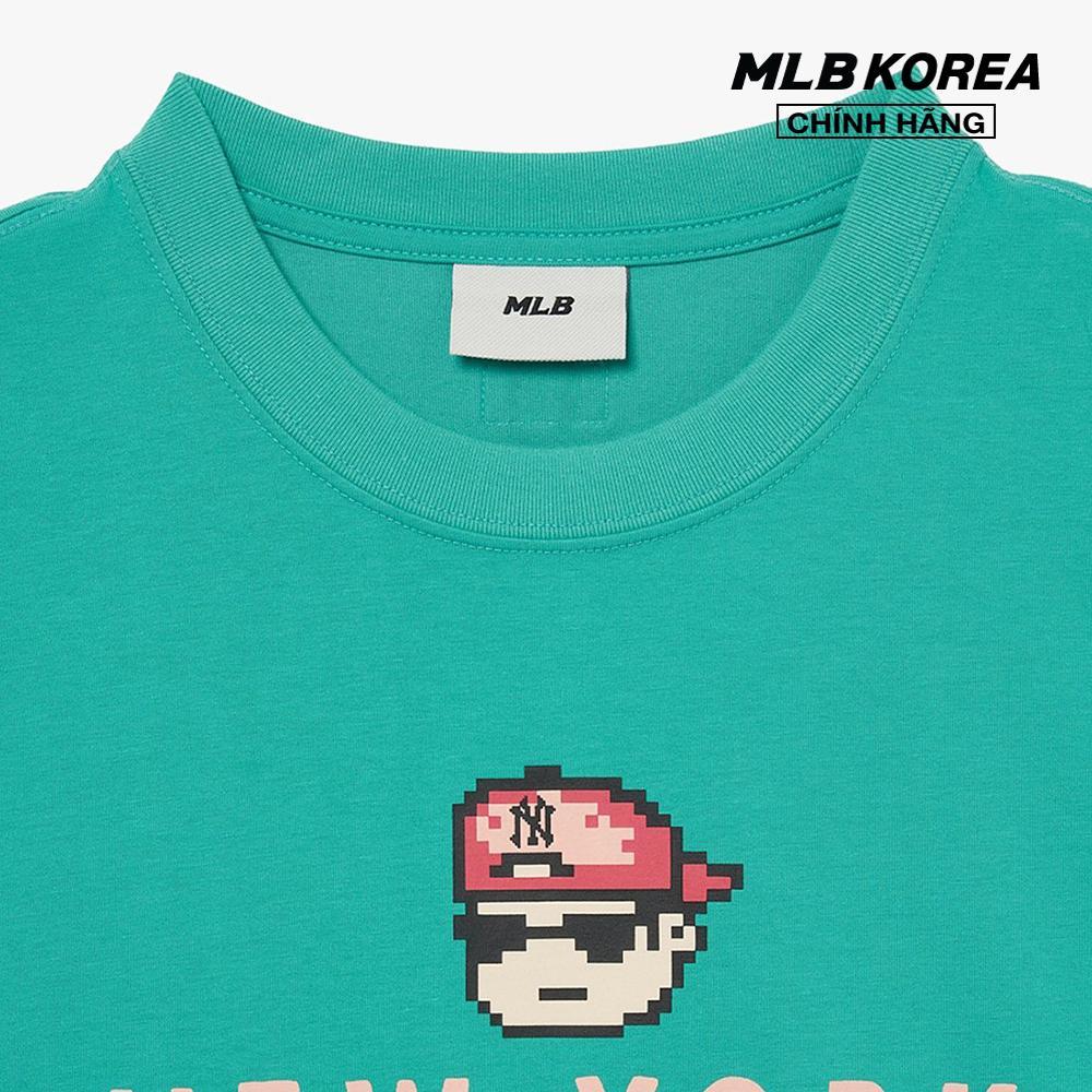 MLB - Áo thun unisex cổ tròn tay ngắn phom suông thời trang 3ATSP0133