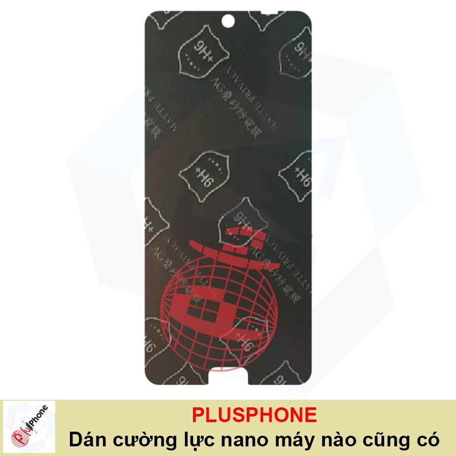 Dán chống nhìn trộm dành cho Sharp Aquos R3 - Dán cường lực dẻo nano 9H+
