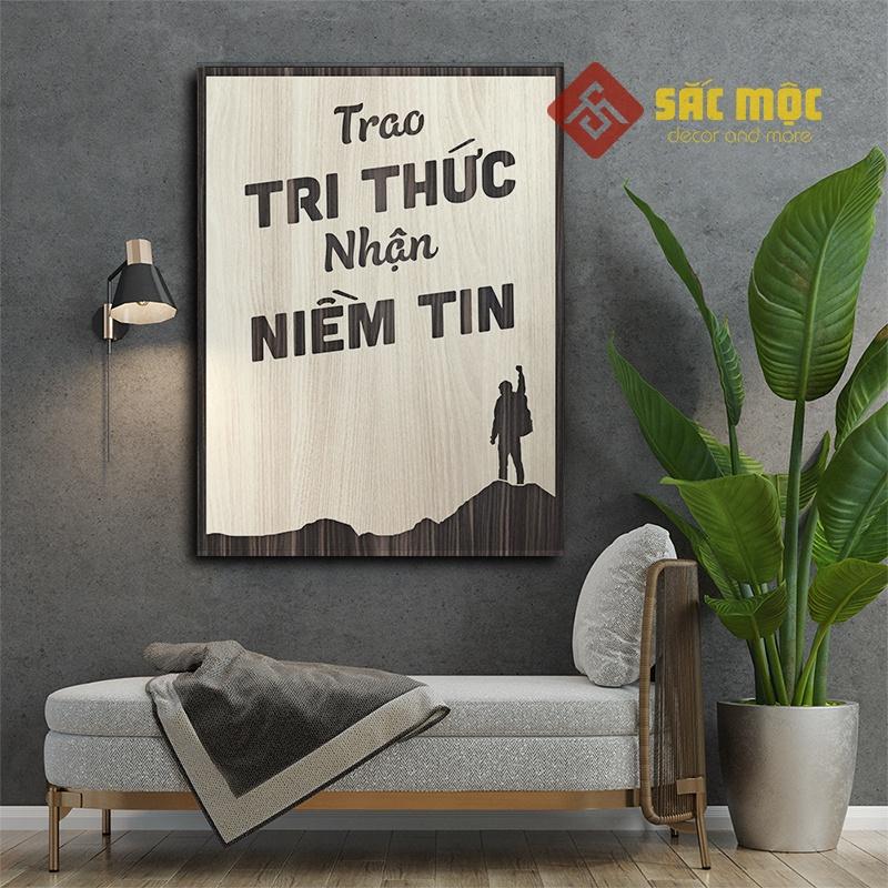 Tranh tạo động lực - Trao Tri Thức Nhận Niềm Tin